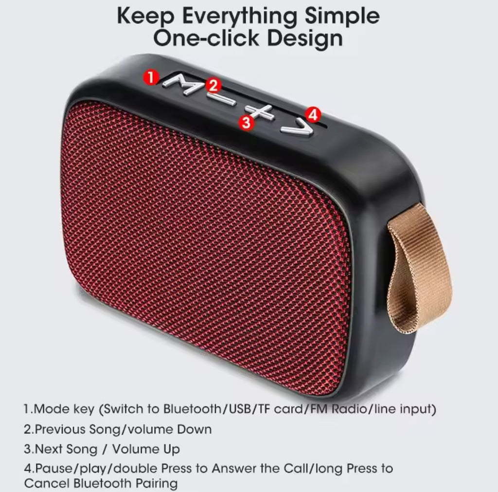Wireless Speaker: Outdoor Portable Mini Speaker
