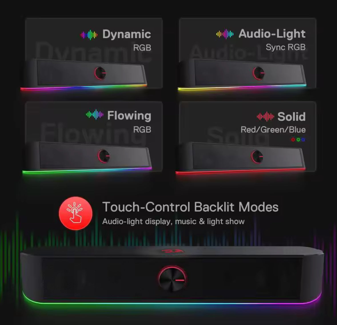 Redragon GS560 Adiemus RGB USB Desktop Sound